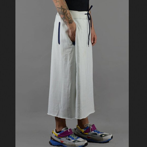 NEW RARE FUMITO GANRYU Sweat Pants/Skort in Navy Blue size 1 Japanese - Picture 5 of 13